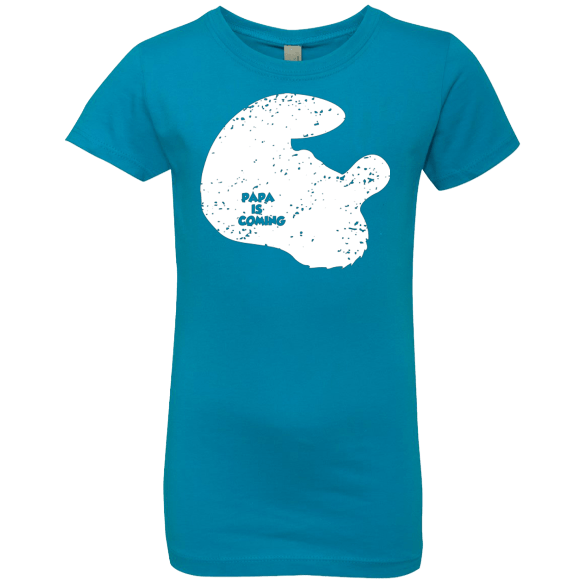 Papa Is Coming Girls Premium T-Shirt