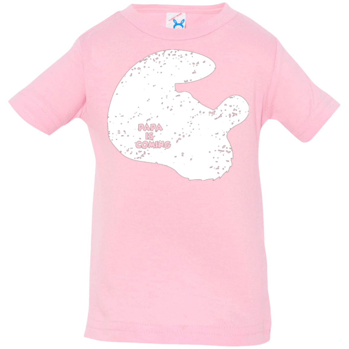 T-Shirts Pink / 6 Months Papa Is Coming Infant Premium T-Shirt