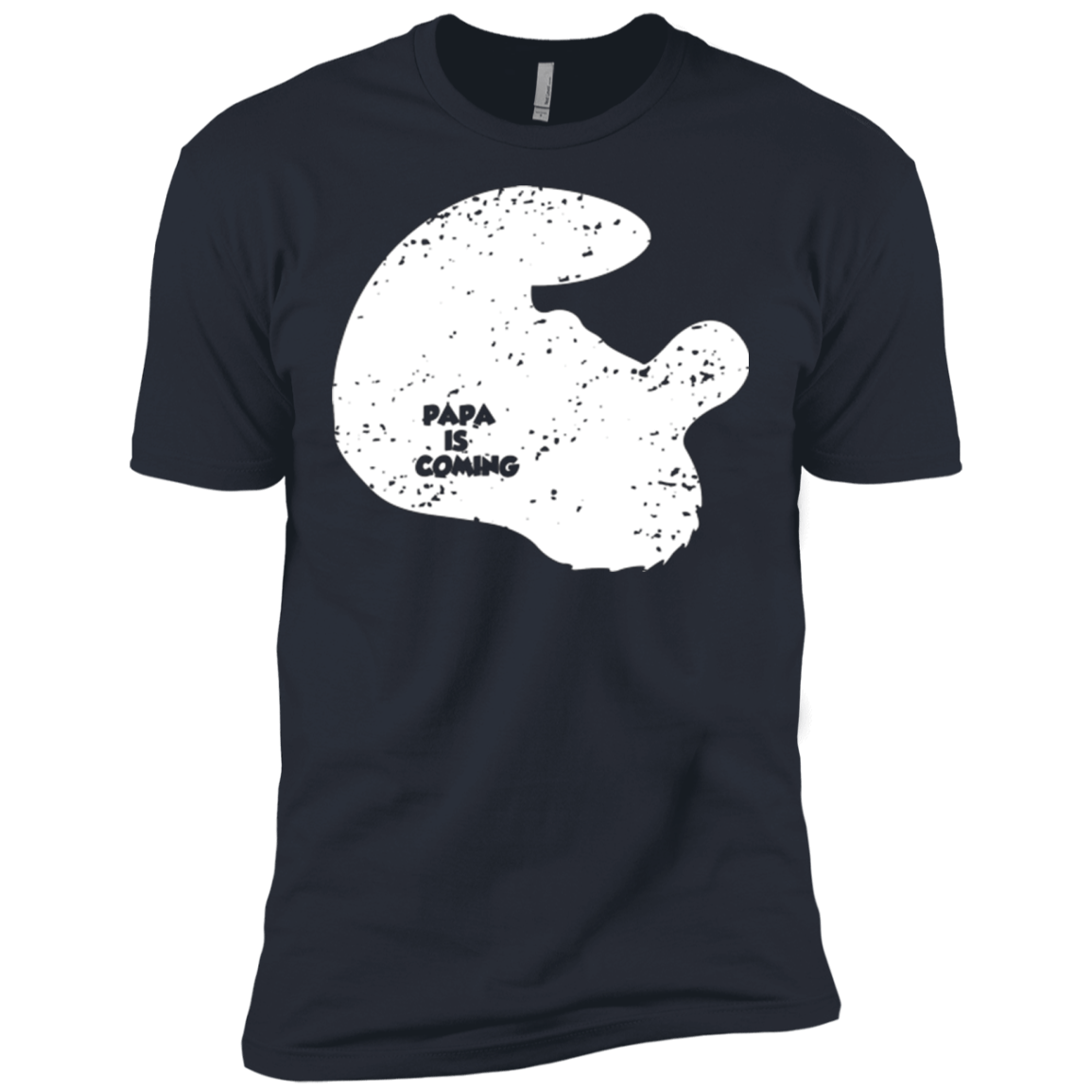 T-Shirts Indigo / X-Small Papa Is Coming Men's Premium T-Shirt
