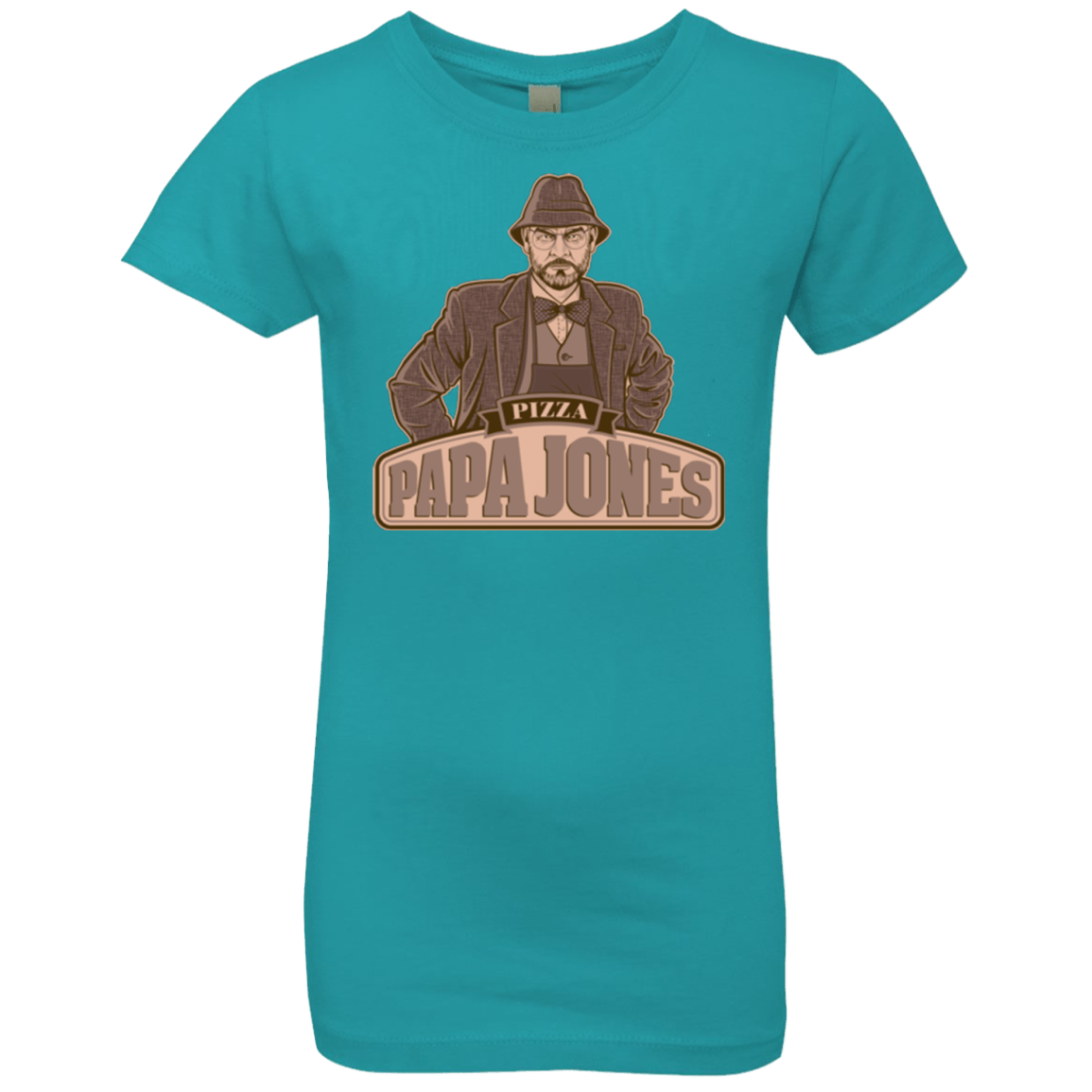 T-Shirts Tahiti Blue / YXS Papa Jones Girls Premium T-Shirt