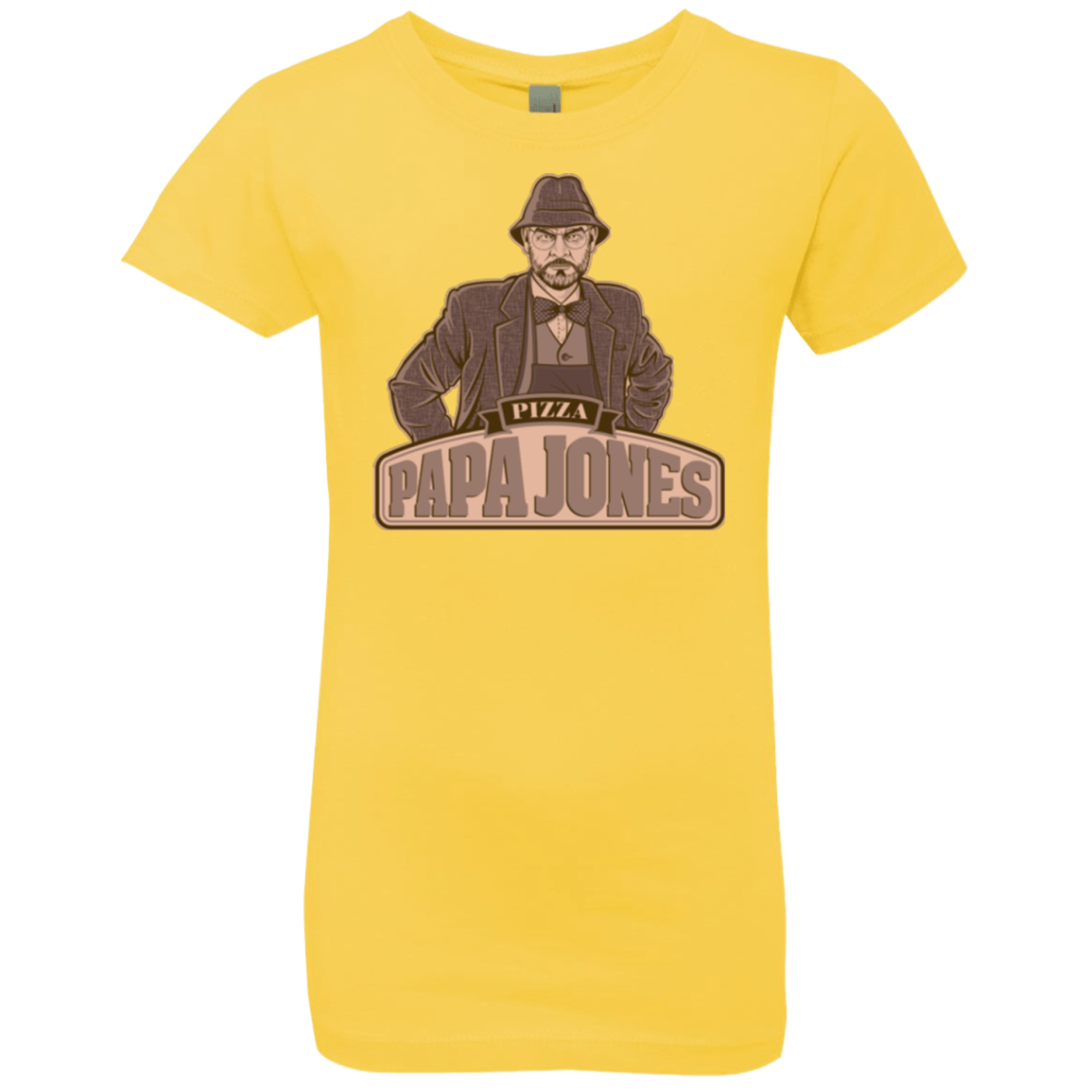 T-Shirts Vibrant Yellow / YXS Papa Jones Girls Premium T-Shirt