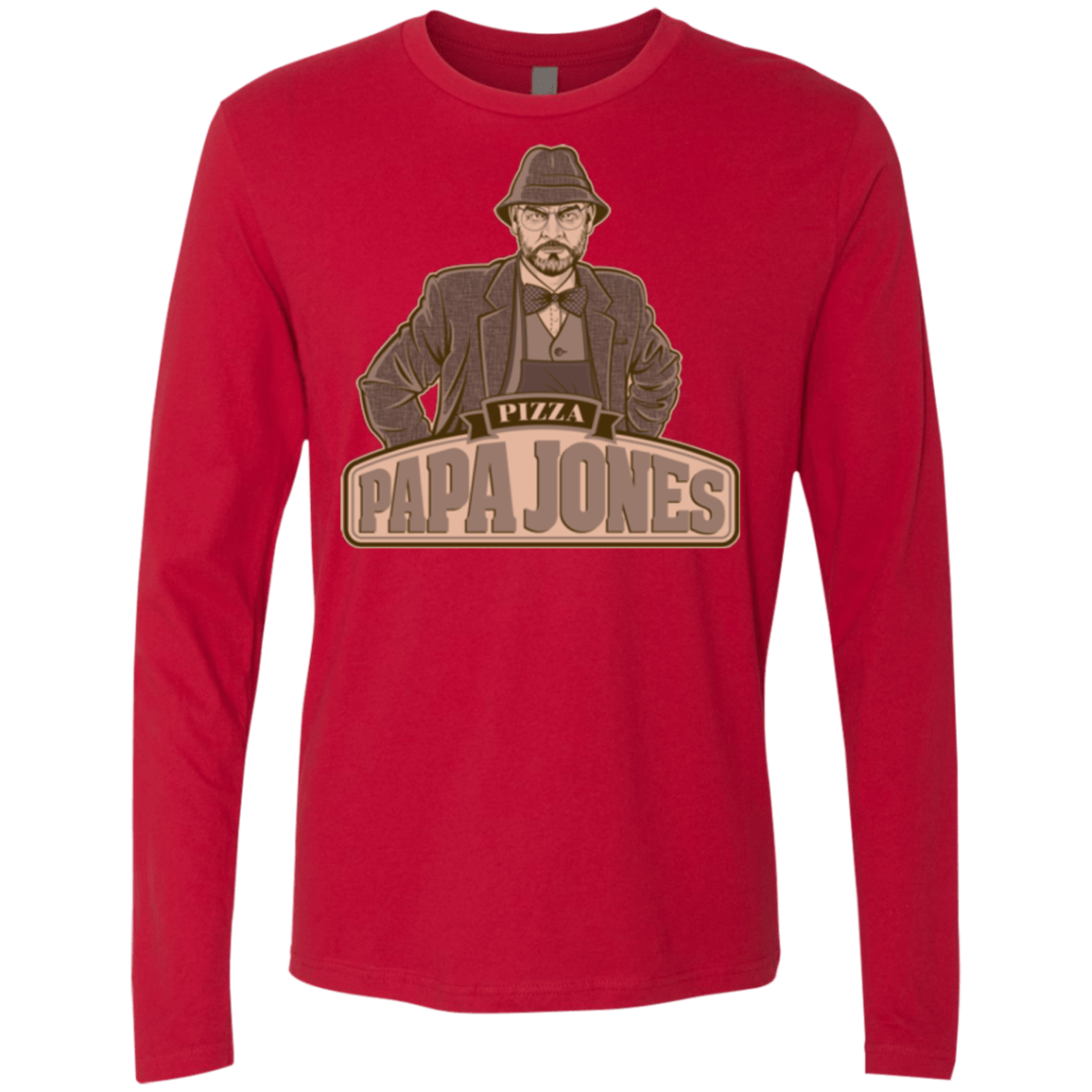T-Shirts Red / Small Papa Jones Men's Premium Long Sleeve