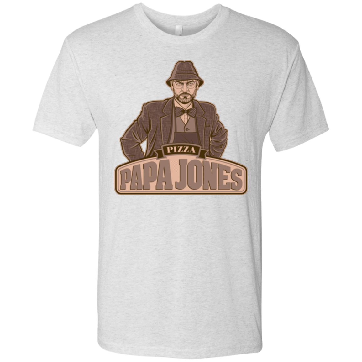 T-Shirts Heather White / Small Papa Jones Men's Triblend T-Shirt