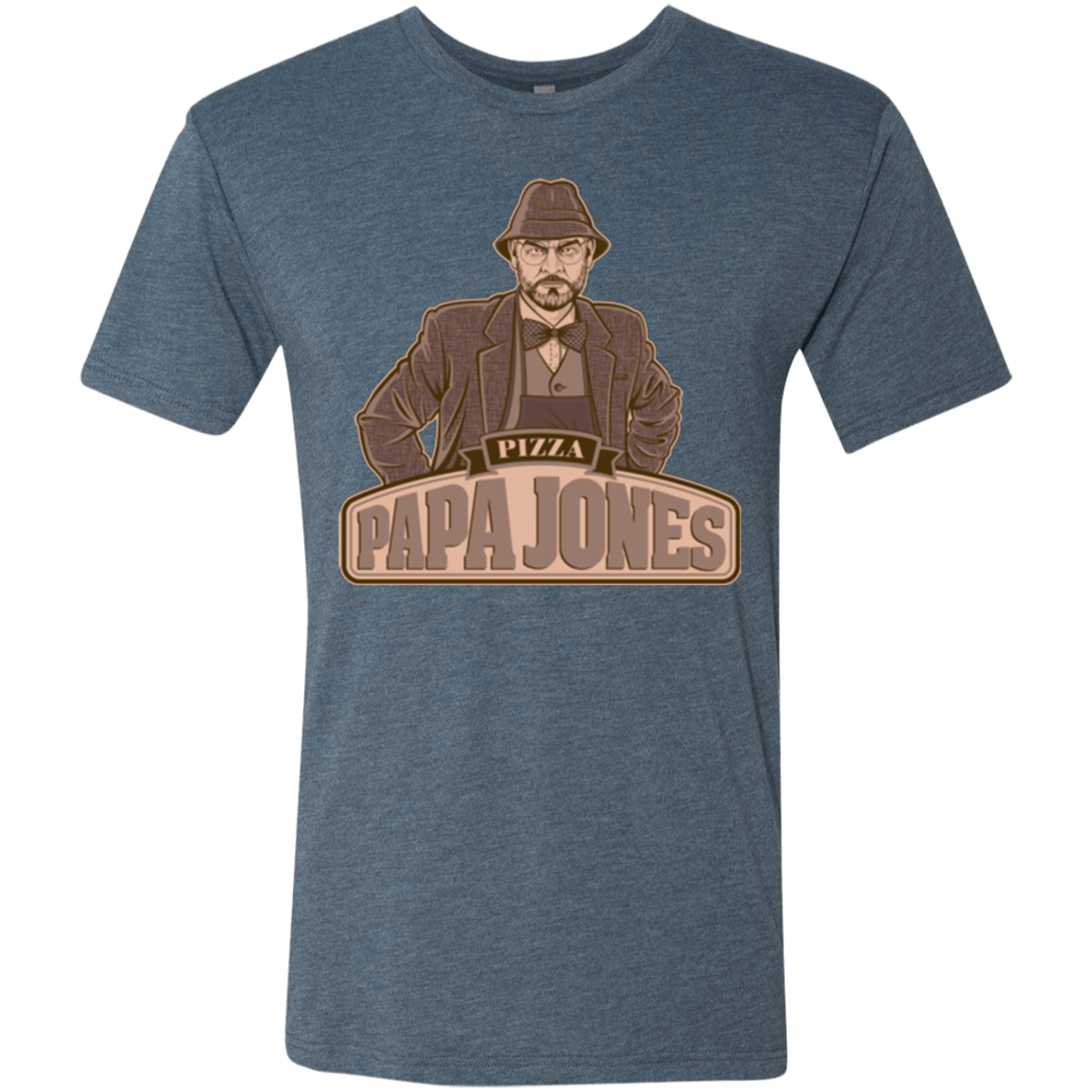 T-Shirts Indigo / Small Papa Jones Men's Triblend T-Shirt