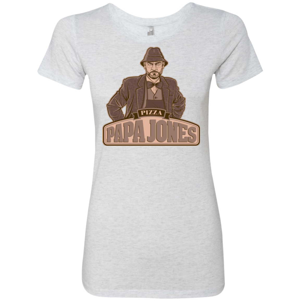 T-Shirts Heather White / Small Papa Jones Women's Triblend T-Shirt