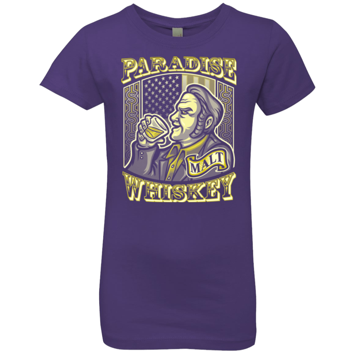 T-Shirts Purple Rush / YXS Paradise Whiskey Girls Premium T-Shirt