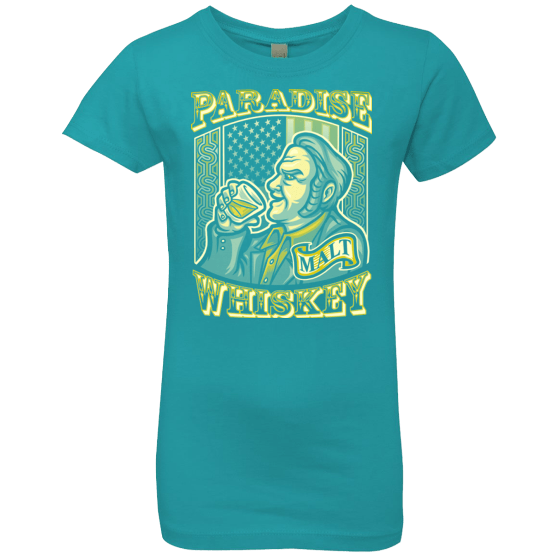 T-Shirts Tahiti Blue / YXS Paradise Whiskey Girls Premium T-Shirt