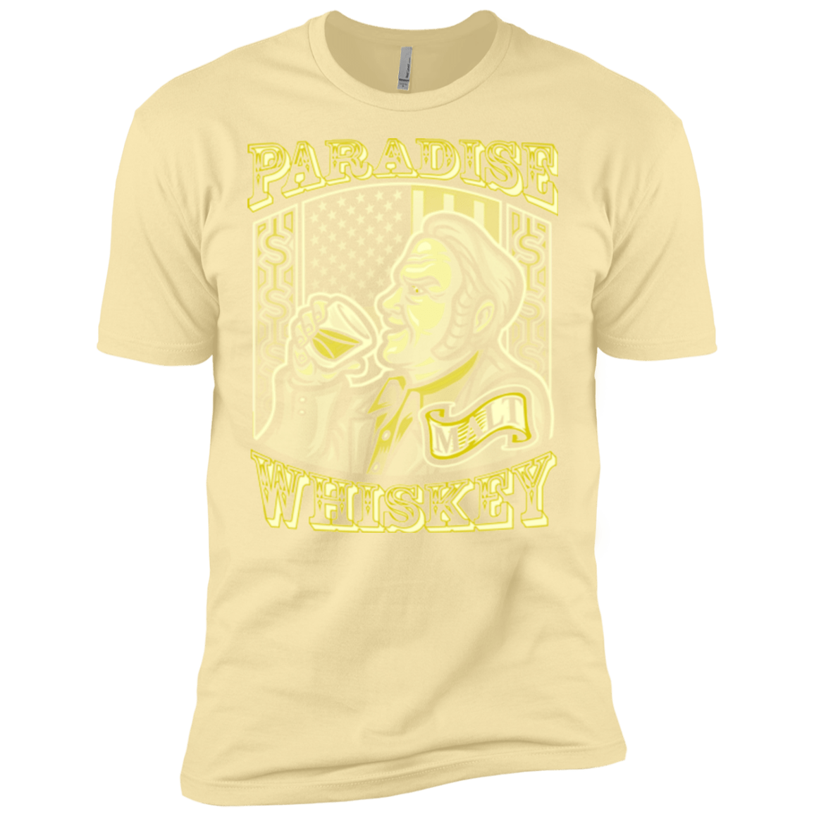 T-Shirts Banana Cream / X-Small Paradise Whiskey Men's Premium T-Shirt