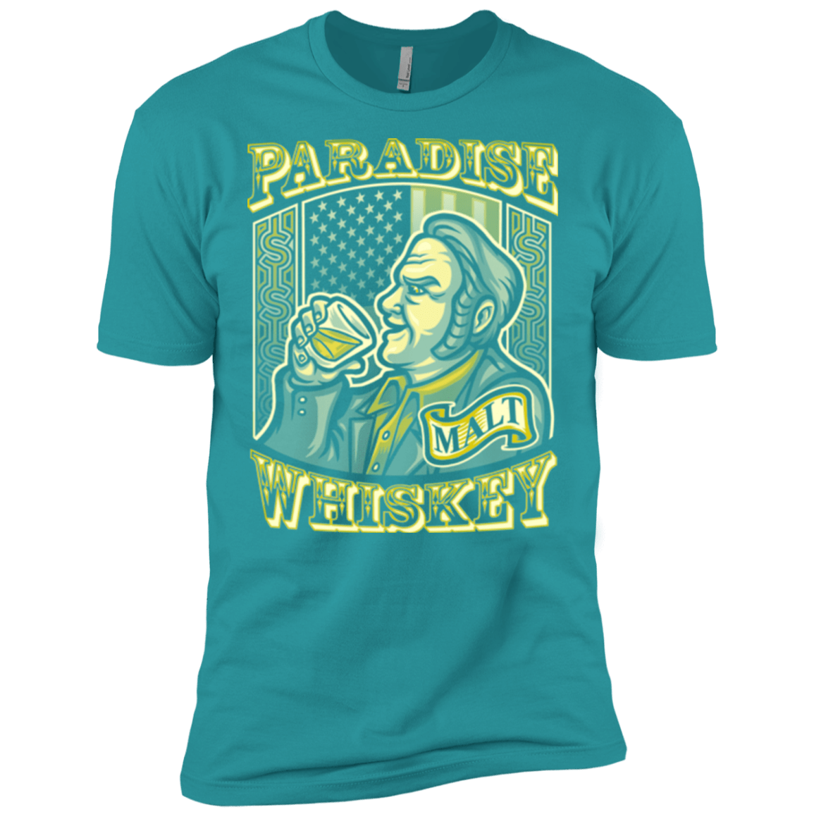 T-Shirts Tahiti Blue / X-Small Paradise Whiskey Men's Premium T-Shirt