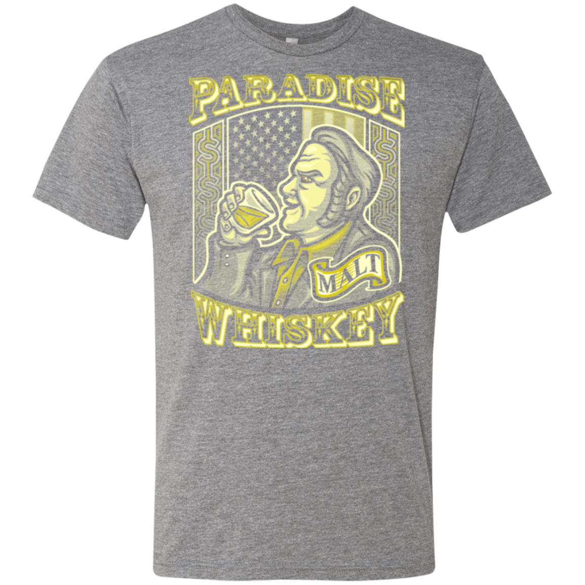 T-Shirts Premium Heather / Small Paradise Whiskey Men's Triblend T-Shirt