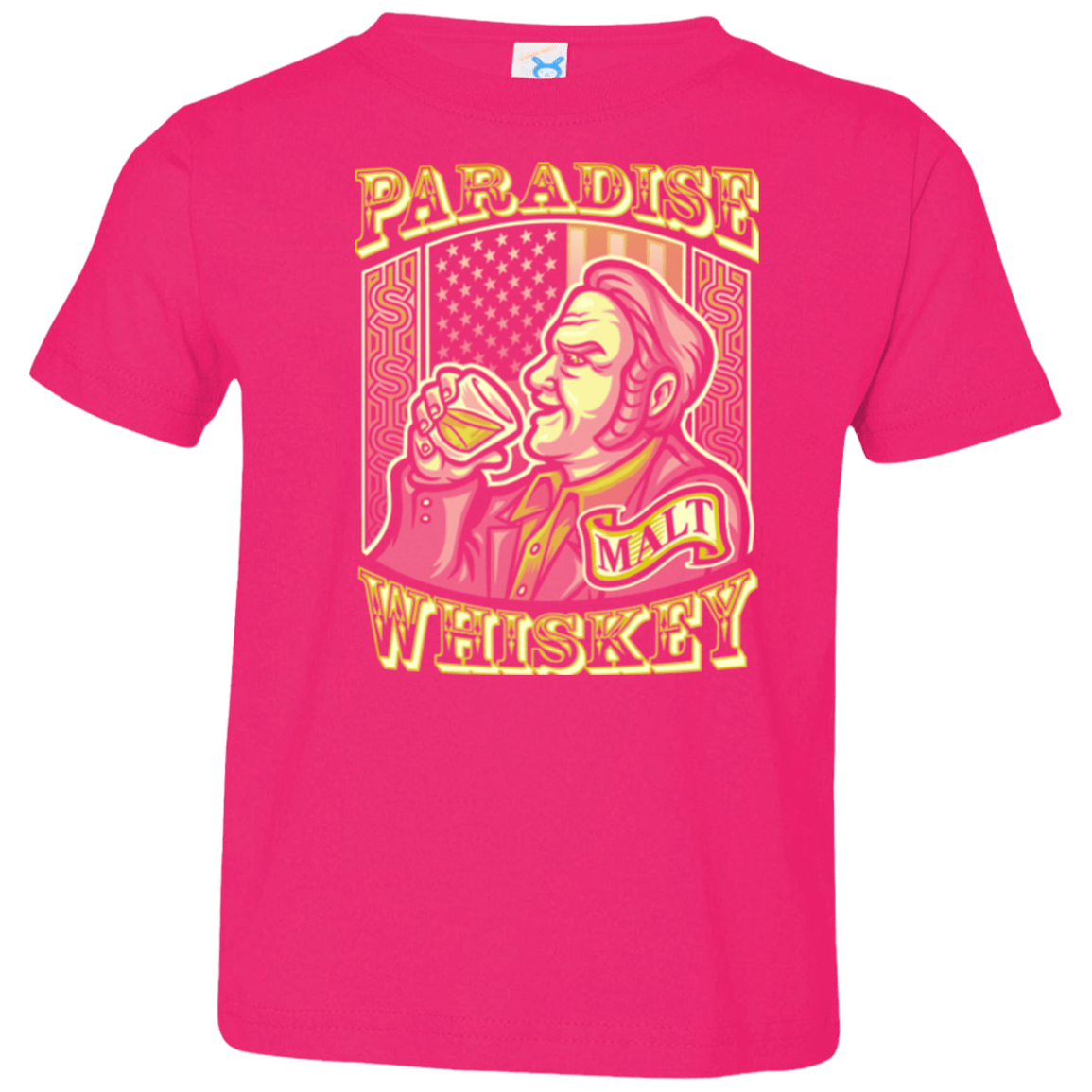 T-Shirts Hot Pink / 2T Paradise Whiskey Toddler Premium T-Shirt