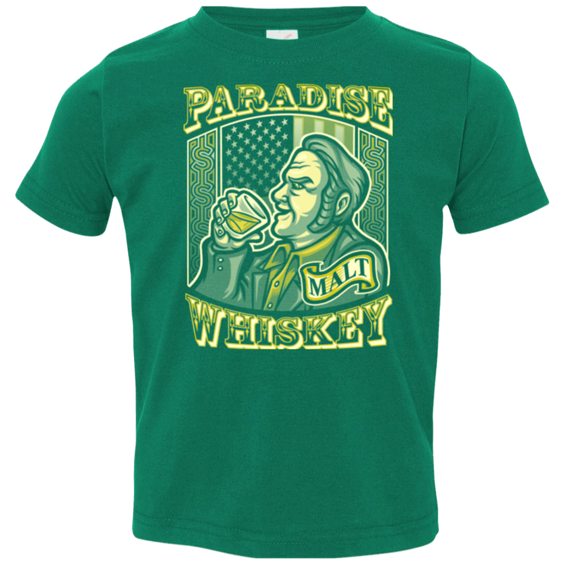 T-Shirts Kelly / 2T Paradise Whiskey Toddler Premium T-Shirt