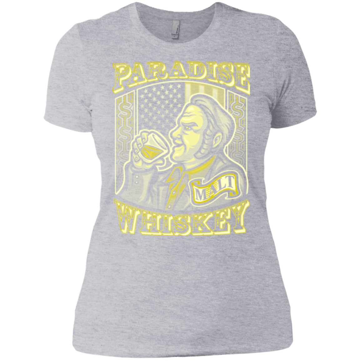 T-Shirts Heather Grey / X-Small Paradise Whiskey Women's Premium T-Shirt