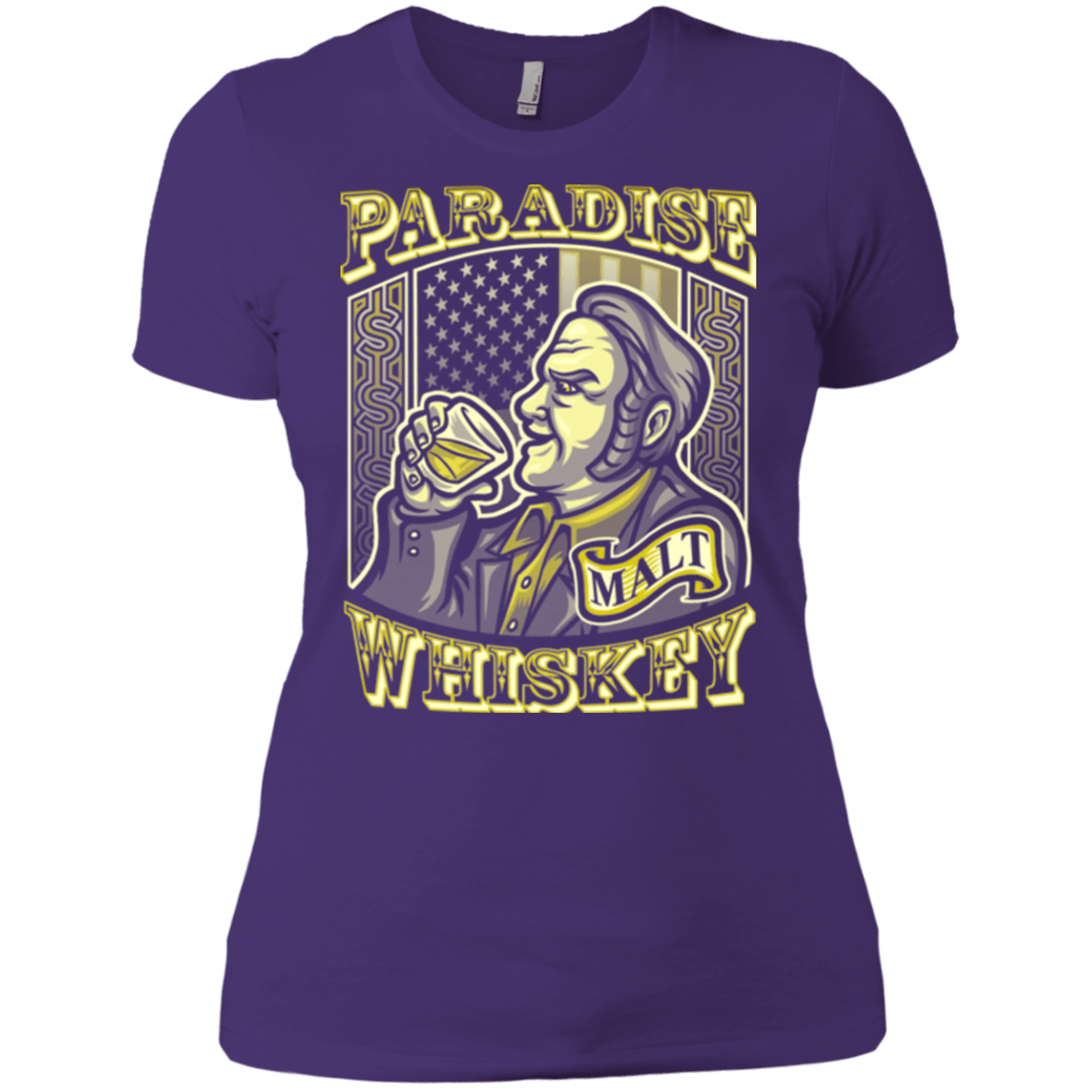T-Shirts Purple / X-Small Paradise Whiskey Women's Premium T-Shirt