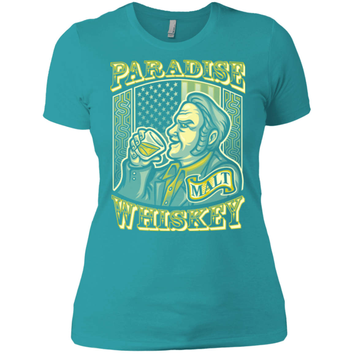 T-Shirts Tahiti Blue / X-Small Paradise Whiskey Women's Premium T-Shirt