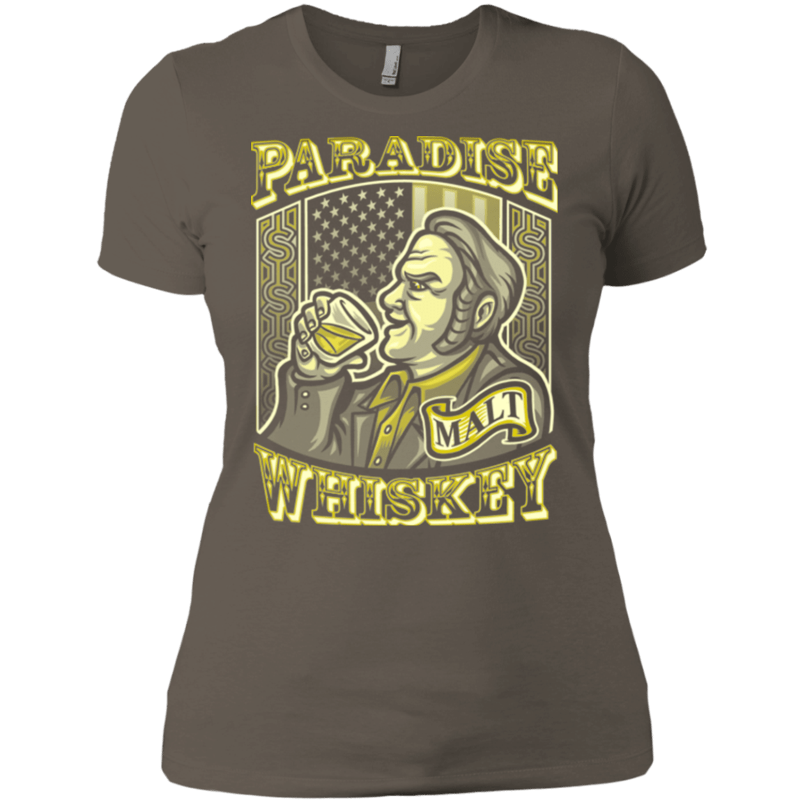 T-Shirts Warm Grey / X-Small Paradise Whiskey Women's Premium T-Shirt