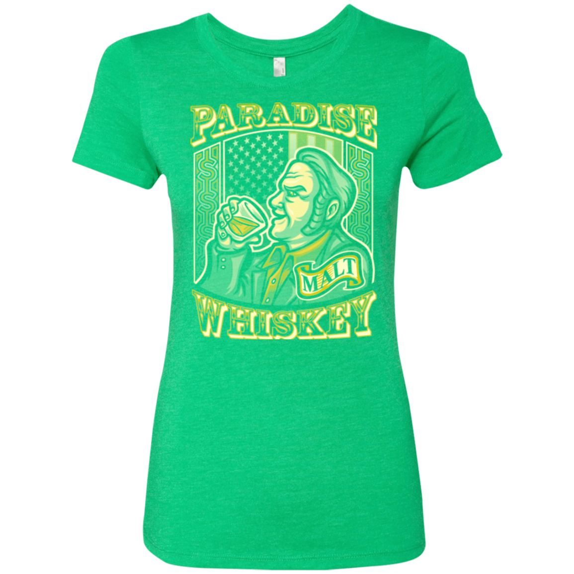 T-Shirts Envy / Small Paradise Whiskey Women's Triblend T-Shirt