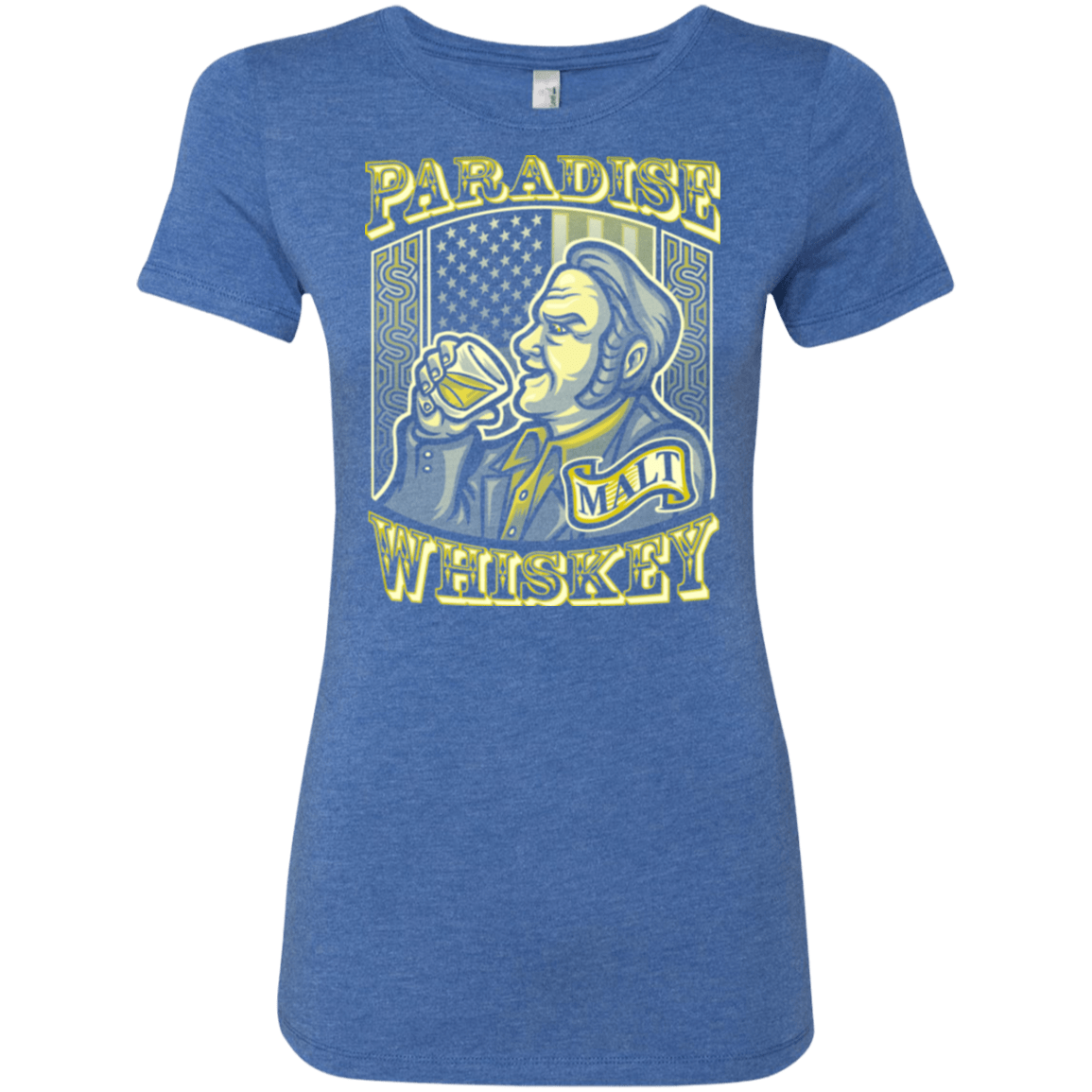 T-Shirts Vintage Royal / Small Paradise Whiskey Women's Triblend T-Shirt
