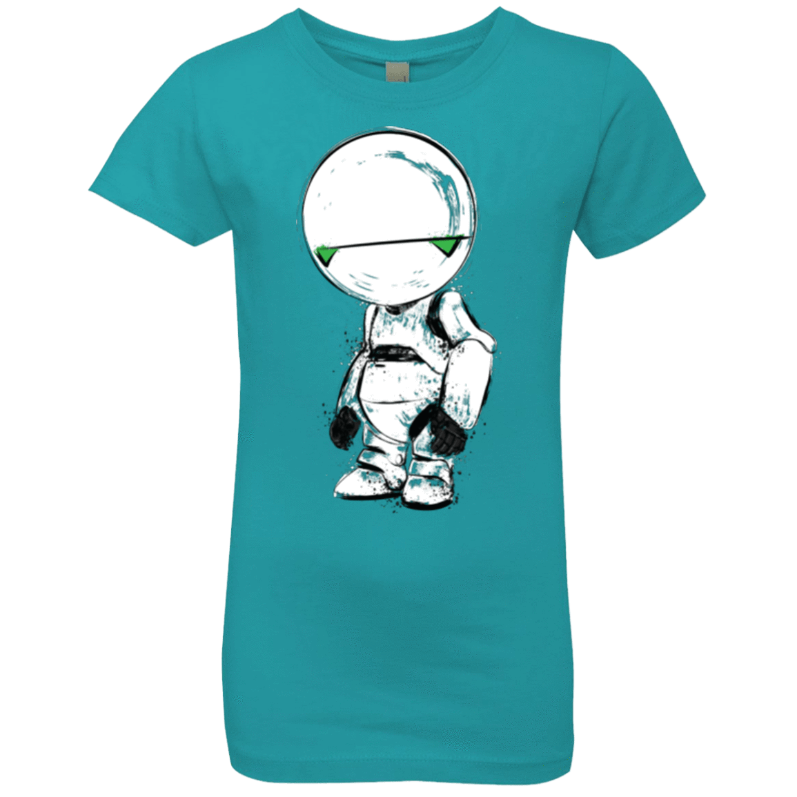 T-Shirts Tahiti Blue / YXS Paranoid Android Girls Premium T-Shirt