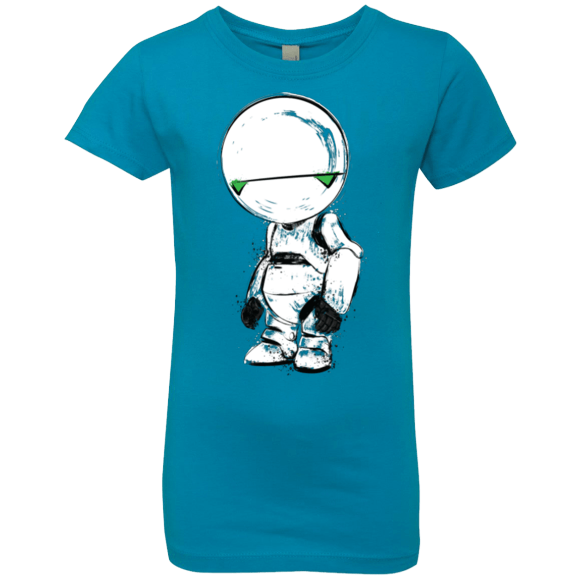 T-Shirts Turquoise / YXS Paranoid Android Girls Premium T-Shirt
