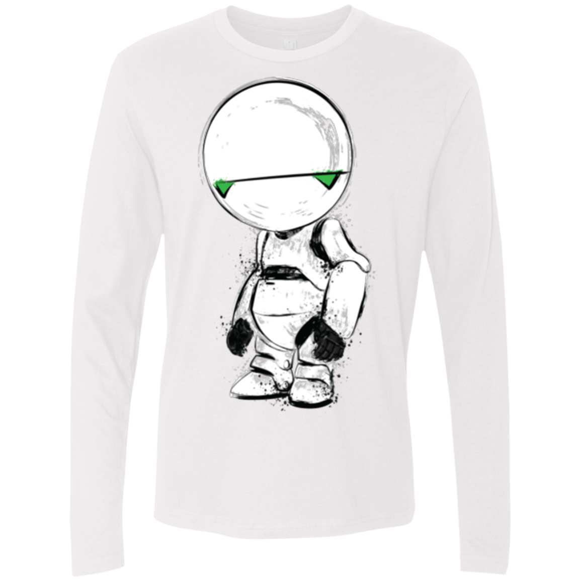 T-Shirts White / Small Paranoid Android Men's Premium Long Sleeve