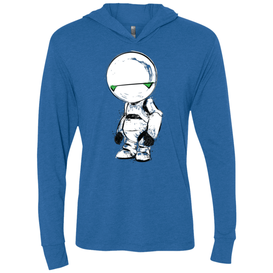 T-Shirts Vintage Royal / X-Small Paranoid Android Triblend Long Sleeve Hoodie Tee