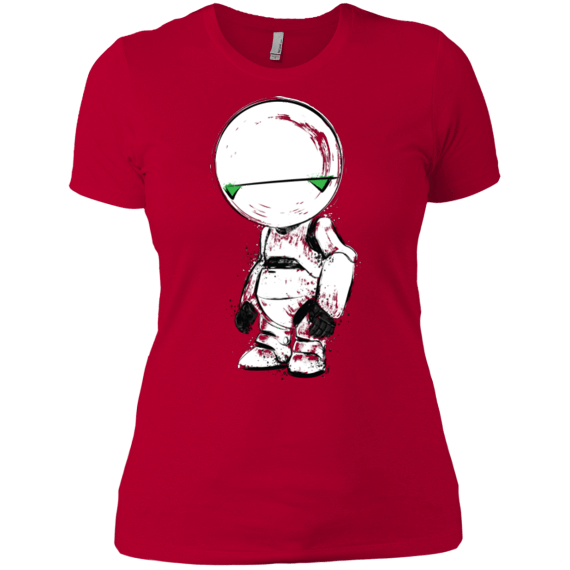 T-Shirts Red / X-Small Paranoid Android Women's Premium T-Shirt