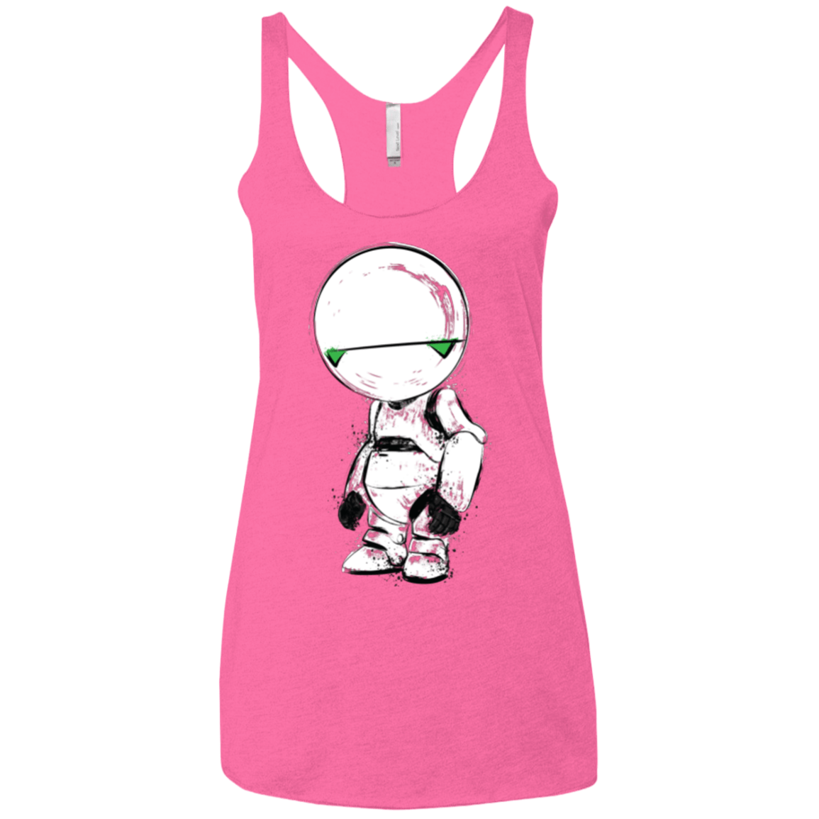 T-Shirts Vintage Pink / X-Small Paranoid Android Women's Triblend Racerback Tank