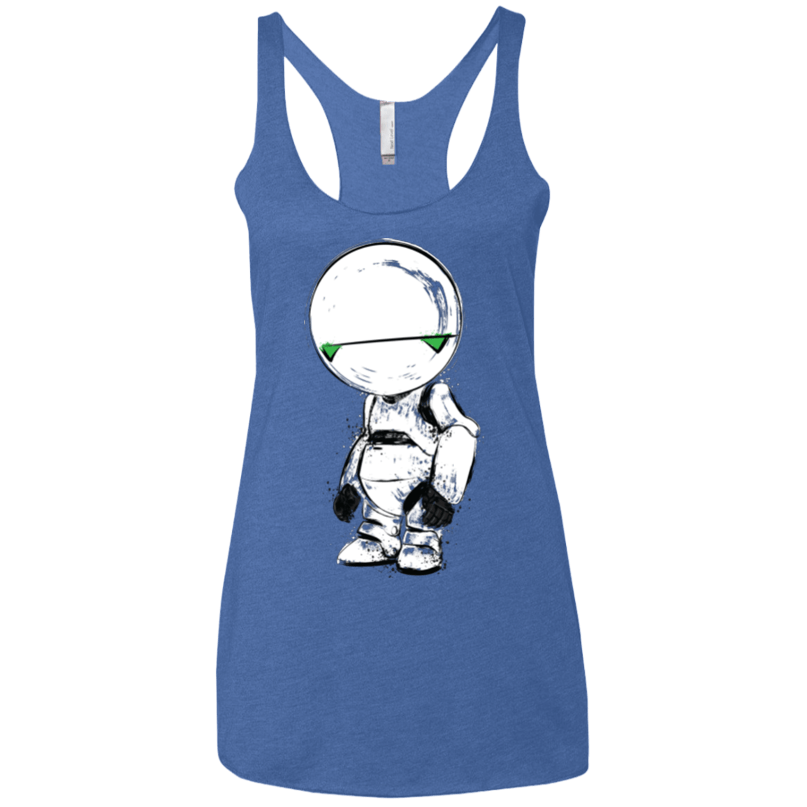 T-Shirts Vintage Royal / X-Small Paranoid Android Women's Triblend Racerback Tank
