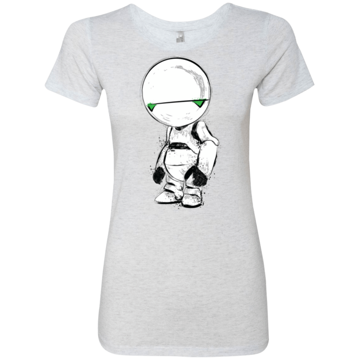 T-Shirts Heather White / Small Paranoid Android Women's Triblend T-Shirt