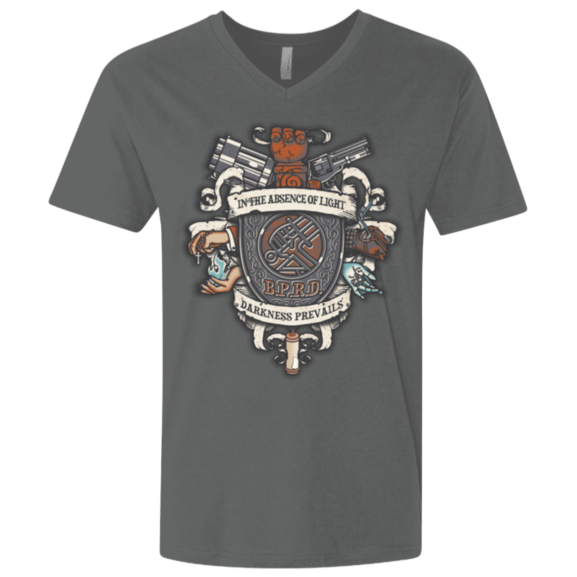 T-Shirts Heavy Metal / X-Small Paranormal Bureau Men's Premium V-Neck