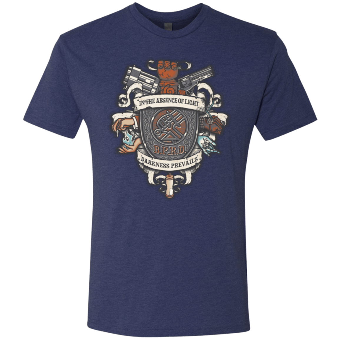 T-Shirts Vintage Navy / Small Paranormal Bureau Men's Triblend T-Shirt