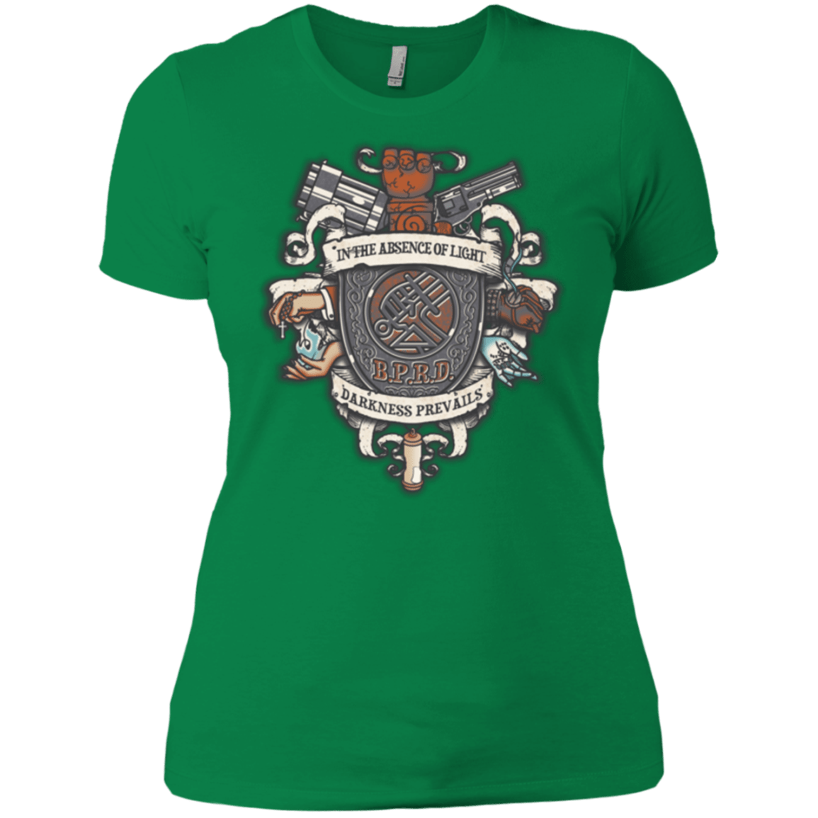 T-Shirts Kelly Green / X-Small Paranormal Bureau Women's Premium T-Shirt