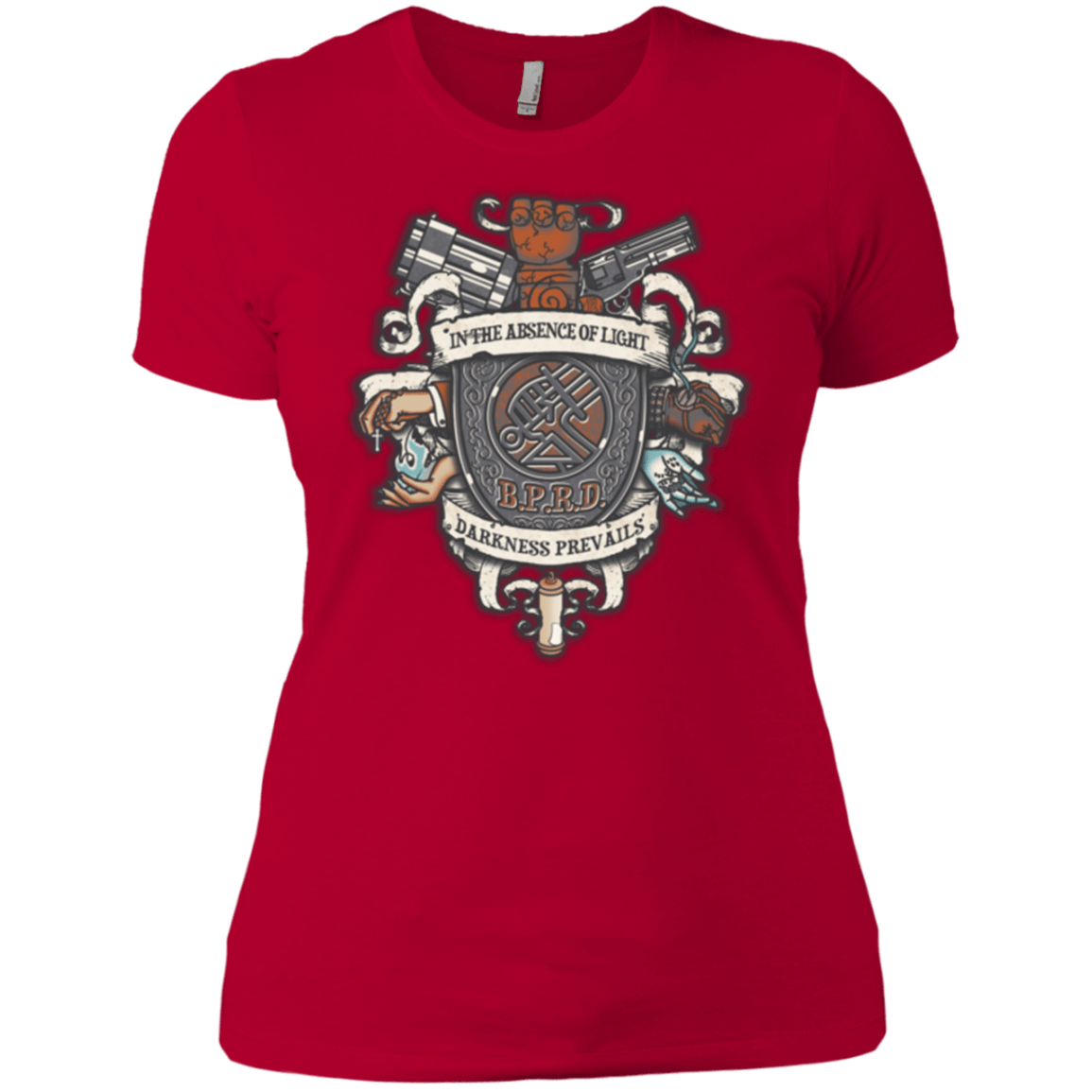 T-Shirts Red / X-Small Paranormal Bureau Women's Premium T-Shirt