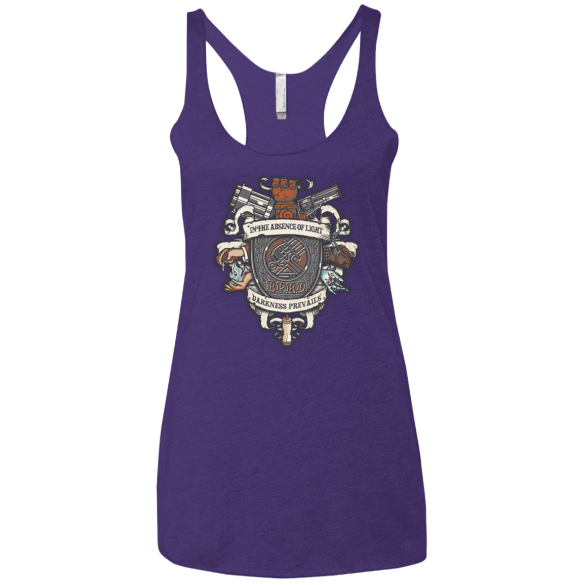 T-Shirts Purple / X-Small Paranormal Bureau Women's Triblend Racerback Tank