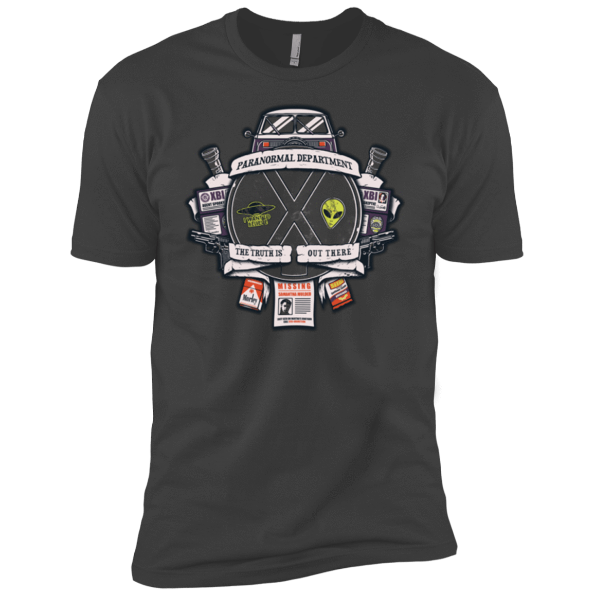 T-Shirts Heavy Metal / YXS Paranormal files Crest Boys Premium T-Shirt