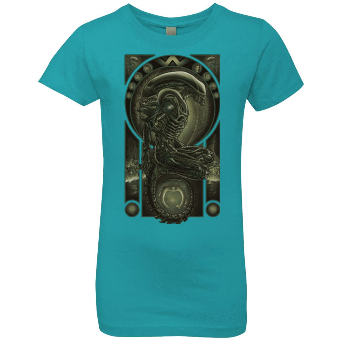 T-Shirts Tahiti Blue / YXS Parasite Girls Premium T-Shirt