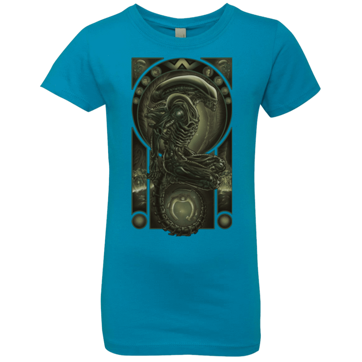 T-Shirts Turquoise / YXS Parasite Girls Premium T-Shirt