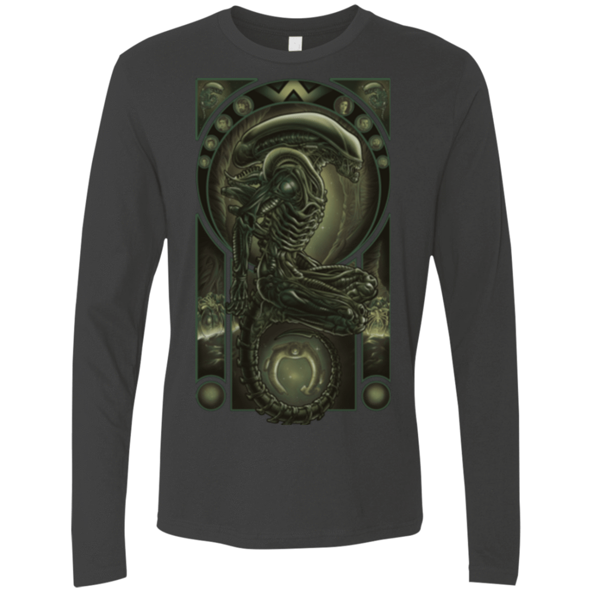 T-Shirts Heavy Metal / Small Parasite Men's Premium Long Sleeve