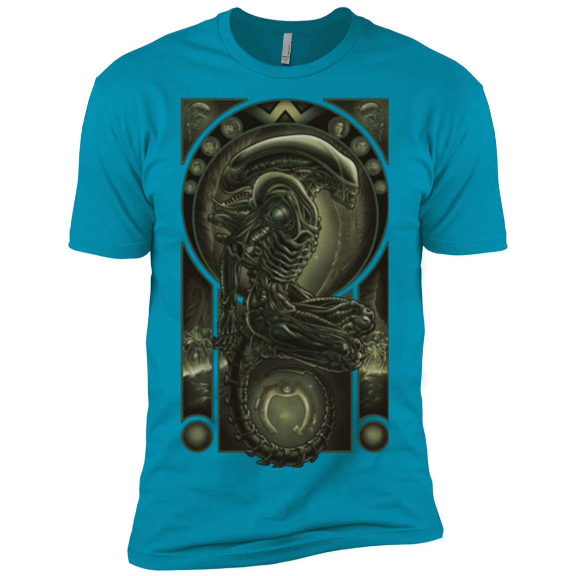 T-Shirts Turquoise / X-Small Parasite Men's Premium T-Shirt
