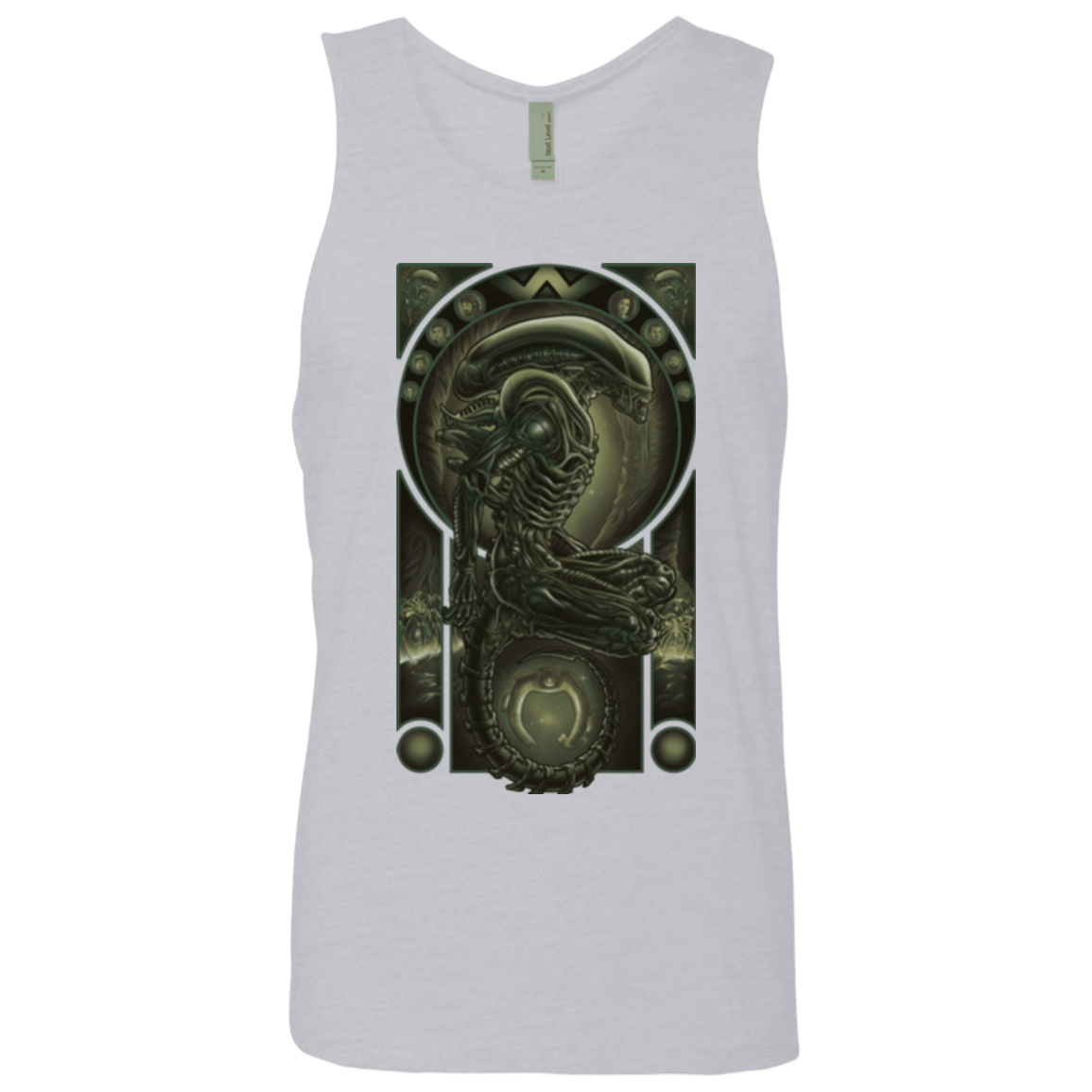 T-Shirts Heather Grey / Small Parasite Men's Premium Tank Top