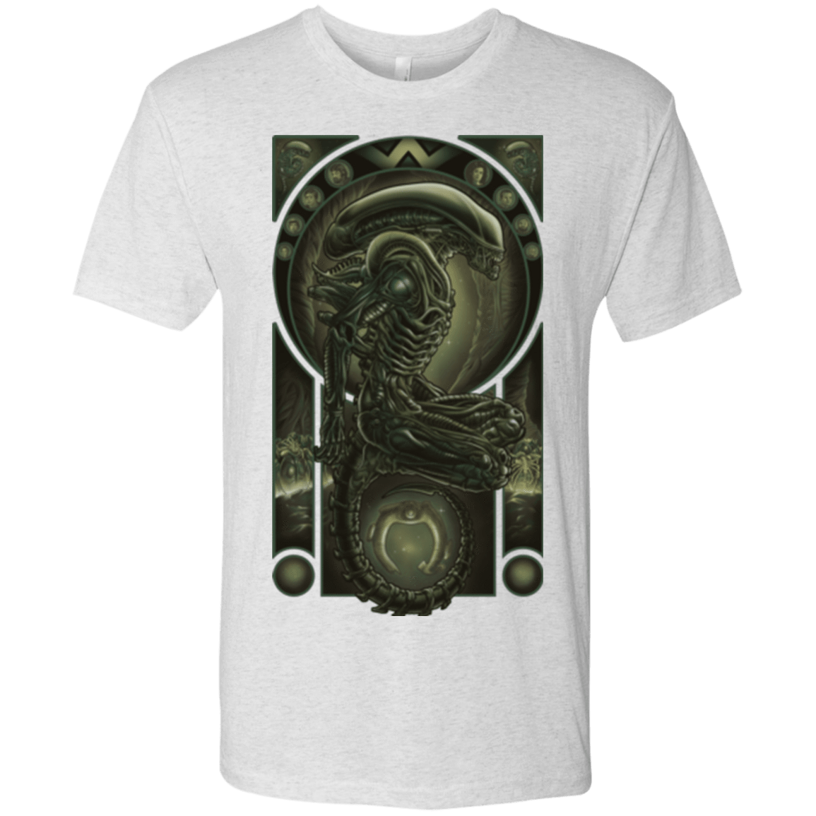 T-Shirts Heather White / Small Parasite Men's Triblend T-Shirt