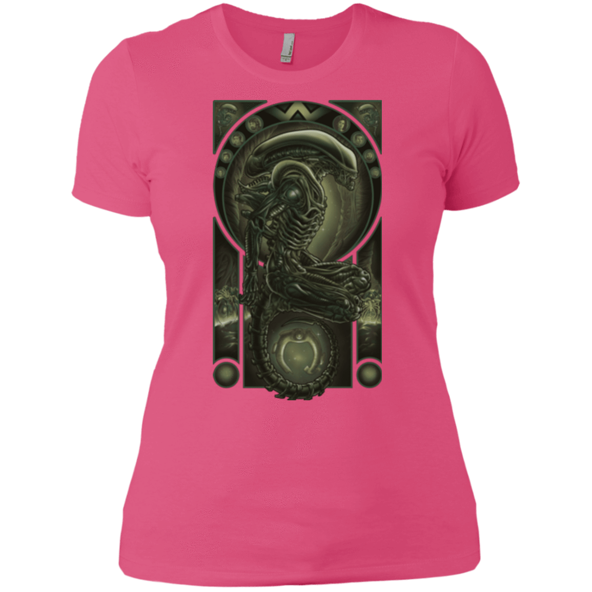 T-Shirts Hot Pink / X-Small Parasite Women's Premium T-Shirt