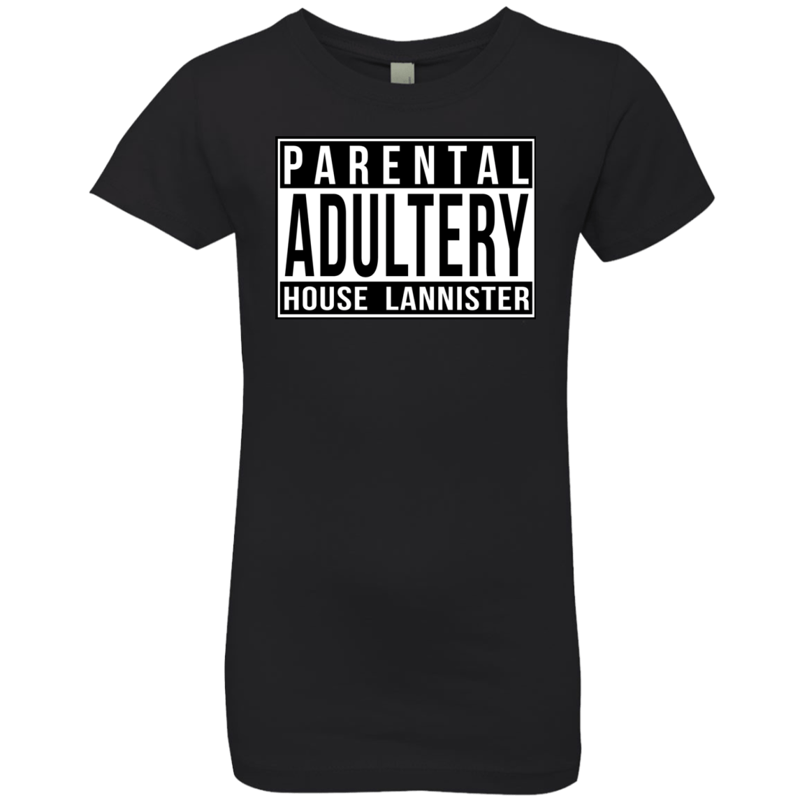 T-Shirts Black / YXS Parental Adultery Girls Premium T-Shirt