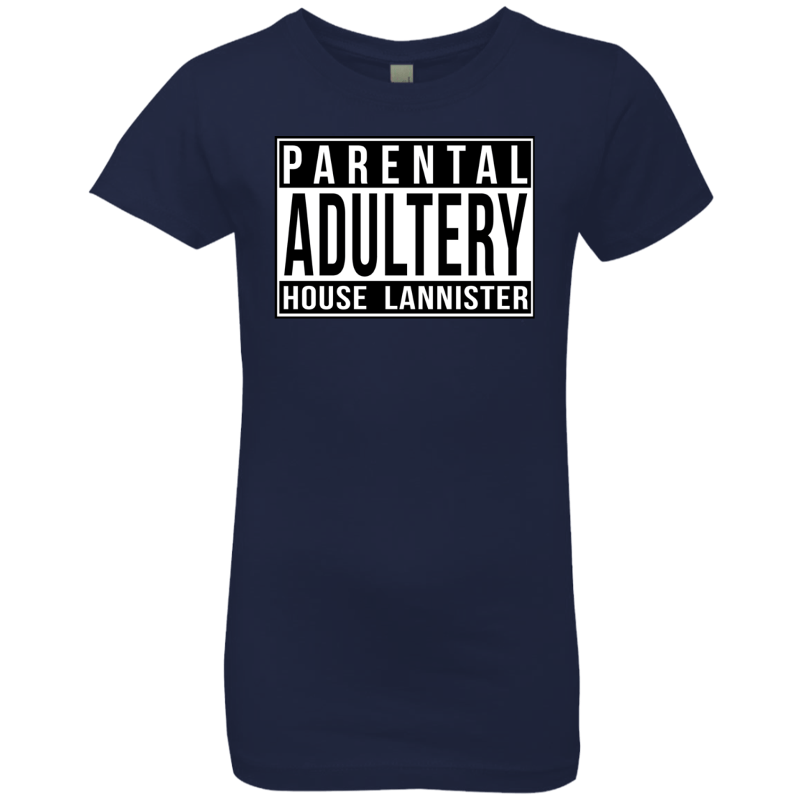 T-Shirts Midnight Navy / YXS Parental Adultery Girls Premium T-Shirt