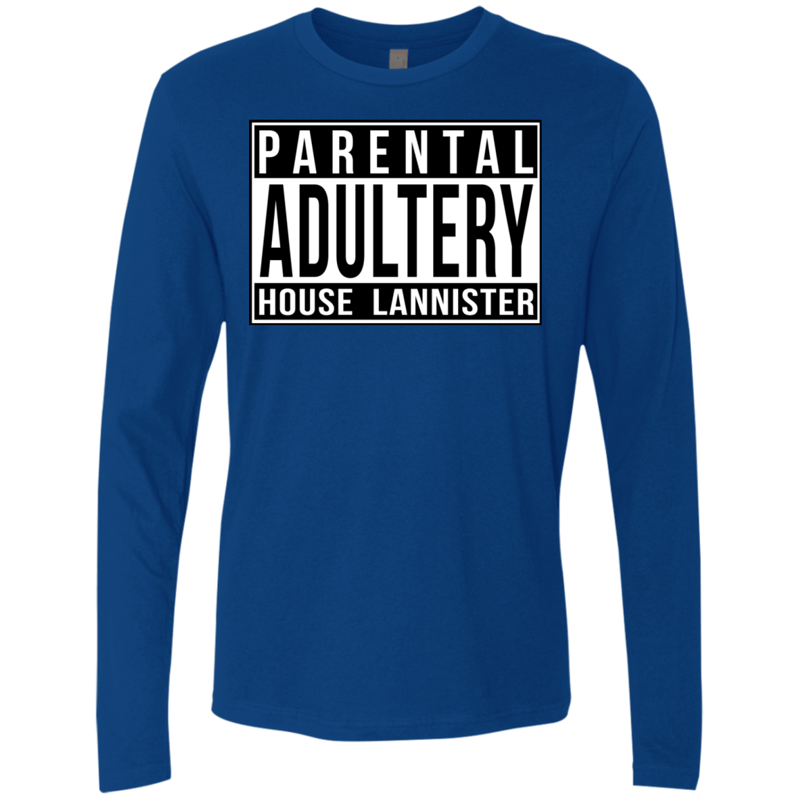 T-Shirts Royal / S Parental Adultery Men's Premium Long Sleeve