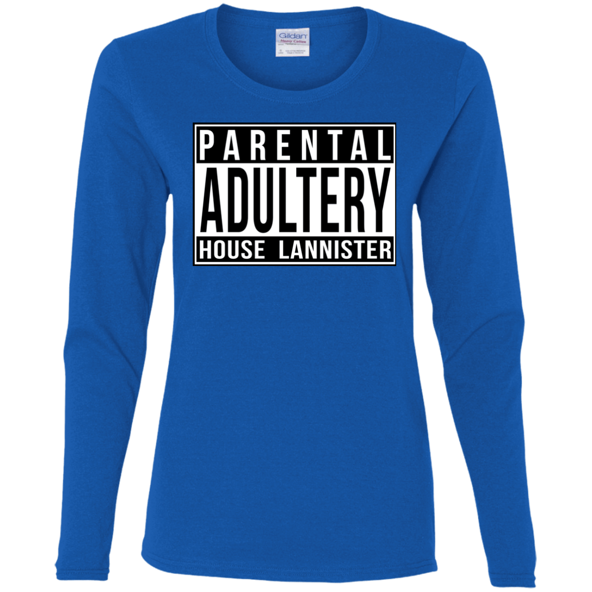 T-Shirts Royal / S Parental Adultery Women's Long Sleeve T-Shirt