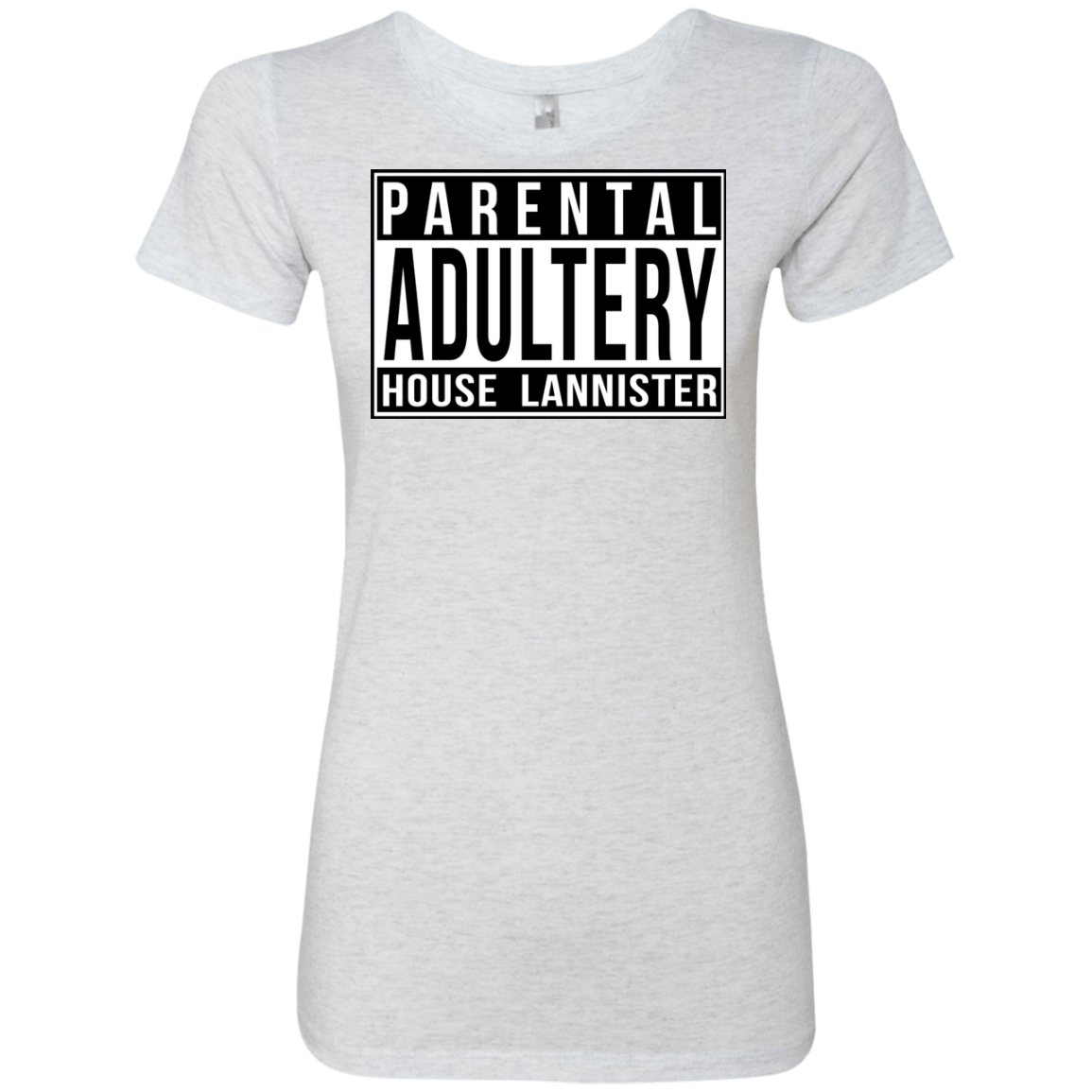 T-Shirts Heather White / S Parental Adultery Women's Triblend T-Shirt