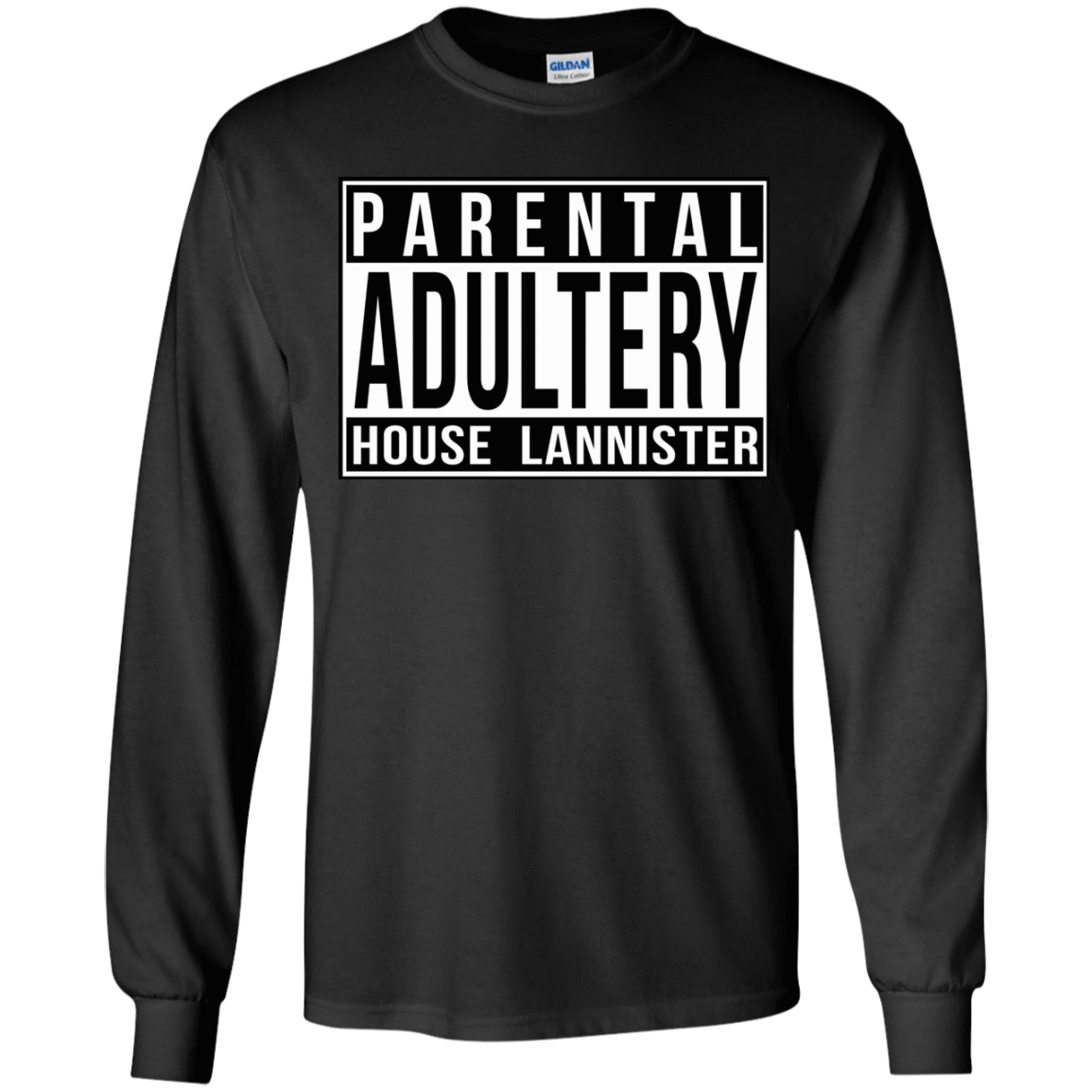 T-Shirts Black / YS Parental Adultery Youth Long Sleeve T-Shirt