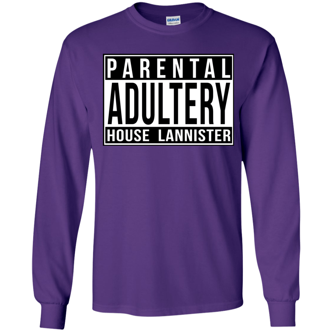 T-Shirts Purple / YS Parental Adultery Youth Long Sleeve T-Shirt